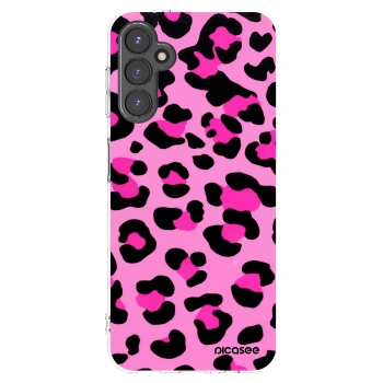 Picasee silikónový prehľadný obal pre Samsung Galaxy A14 5G A146P - Pink Tiger