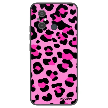 Picasee silikónový čierny obal pre Xiaomi Redmi 12C - Pink Tiger