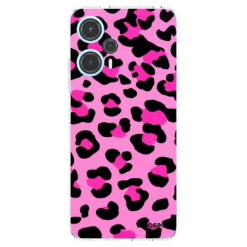 Picasee silikónový prehľadný obal pre Xiaomi Poco F5 - Pink Tiger