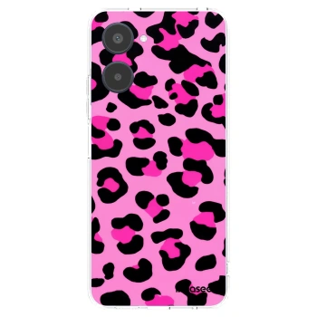 Picasee silikónový prehľadný obal pre Realme 10 4G - Pink Tiger
