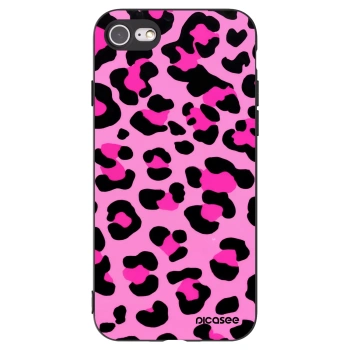 Picasee silikónový čierny obal pre Apple iPhone 7 - Pink Tiger