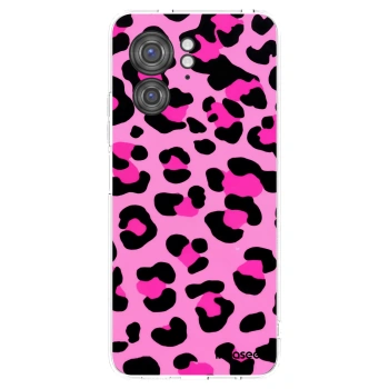 Picasee silikónový prehľadný obal pre Motorola Edge 40 - Pink Tiger