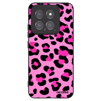 Picasee silikónový čierny obal pre Xiaomi 14 - Pink Tiger