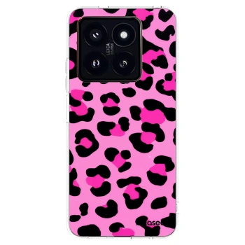 Picasee silikónový prehľadný obal pre Xiaomi 14 Pro - Pink Tiger