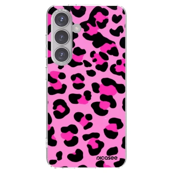 Picasee silikónový prehľadný obal pre Samsung Galaxy S24 S921B 5G - Pink Tiger