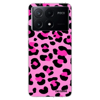 Picasee silikónový prehľadný obal pre Xiaomi Poco X6 Pro - Pink Tiger