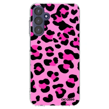 Picasee silikónový prehľadný obal pre Samsung Galaxy A15 A155F 4G - Pink Tiger