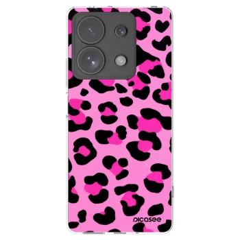 Picasee silikónový prehľadný obal pre Xiaomi Redmi Note 13 Pro 4G - Pink Tiger