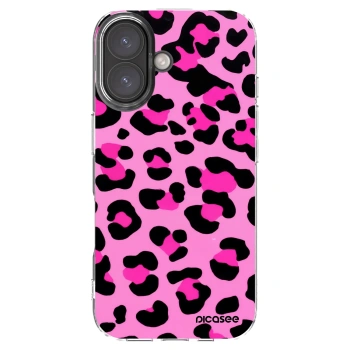Picasee silikónový prehľadný obal pre Apple iPhone 16 - Pink Tiger