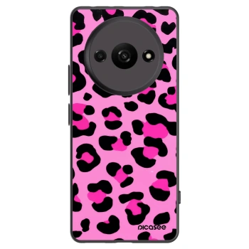 Picasee silikónový čierny obal pre Xiaomi Redmi A3 - Pink Tiger