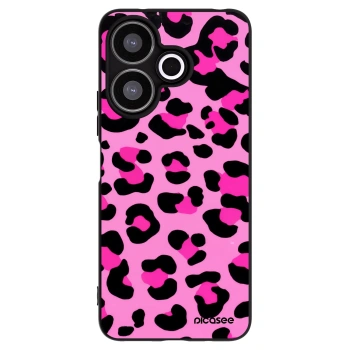 Picasee silikónový čierny obal pre Xiaomi Redmi 13 4G - Pink Tiger