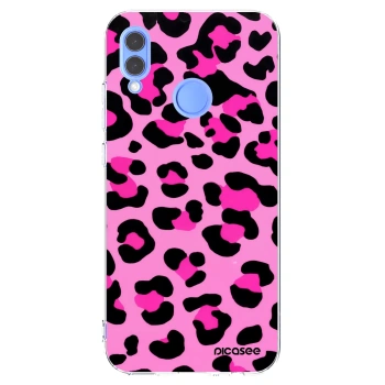 Picasee silikónový prehľadný obal pre Huawei P Smart 2019 - Pink Tiger