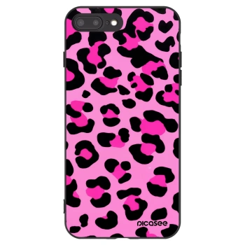 Picasee silikónový čierny obal pre Apple iPhone 7 Plus - Pink Tiger