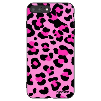 Picasee silikónový čierny obal pre Apple iPhone 8 Plus - Pink Tiger