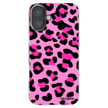 Picasee silikónový prehľadný obal pre Apple iPhone 16 Plus - Pink Tiger
