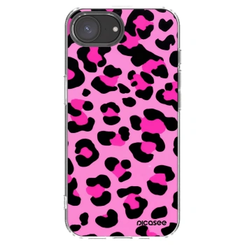 Picasee silikónový prehľadný obal pre Apple iPhone 16e - Pink Tiger