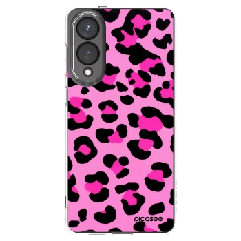 Picasee silikónový prehľadný obal pre Samsung Galaxy S25 Edge 5G - Pink Tiger