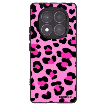 Picasee silikónový čierny obal pre Xiaomi Redmi Note 14 Pro 4G - Pink Tiger