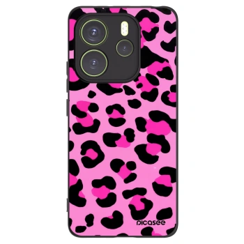 Picasee silikónový čierny obal pre Xiaomi Redmi Note 14 4G - Pink Tiger