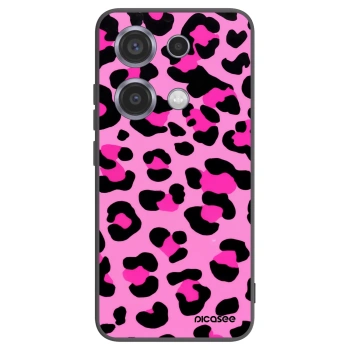Picasee silikónový čierny obal pre Xiaomi Redmi Note 14S - Pink Tiger