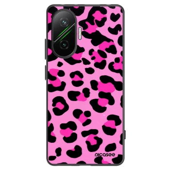 Picasee silikónový čierny obal pre Xiaomi Poco F7 5G - Pink Tiger