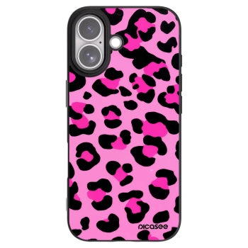 Picasee silikónový čierny obal pre Apple iPhone 17 - Pink Tiger