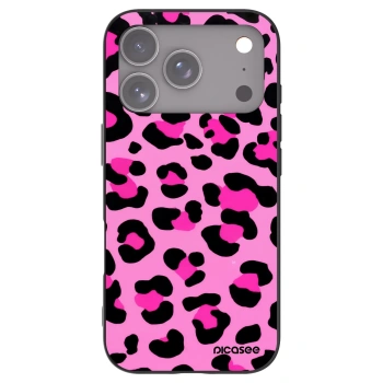 Picasee silikónový čierny obal pre Apple iPhone 17 Pro - Pink Tiger