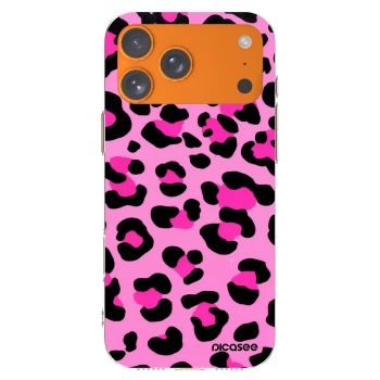 Picasee silikónový prehľadný obal pre Apple iPhone 17 Pro Max - Pink Tiger