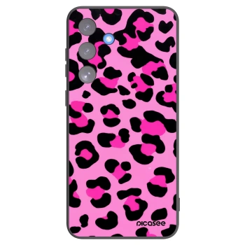 Picasee silikónový čierny obal pre Samsung Galaxy S25 FE 5G - Pink Tiger