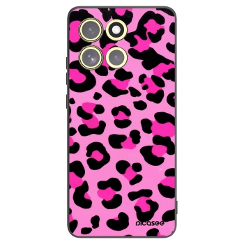 Picasee silikónový čierny obal pre Motorola Moto G86 Power 5G - Pink Tiger