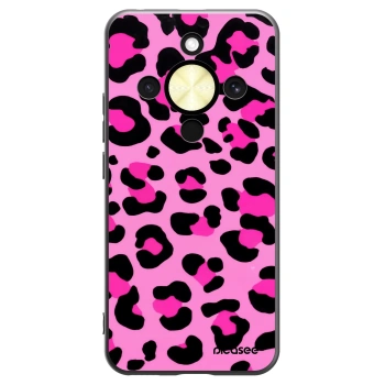 Picasee silikónový čierny obal pre Honor Magic8 Lite 5G - Pink Tiger