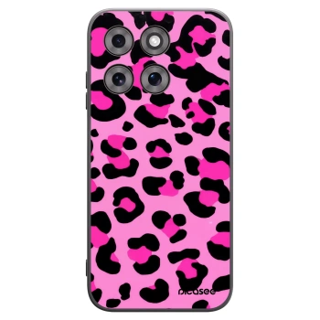 Picasee silikónový čierny obal pre Motorola Moto G77 - Pink Tiger