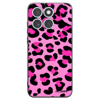 Picasee silikónový čierny obal pre Motorola Edge 70 Fusion - Pink Tiger