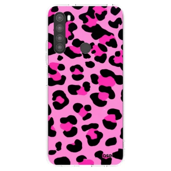 Picasee silikónový prehľadný obal pre Xiaomi Redmi Note 8 - Pink Tiger