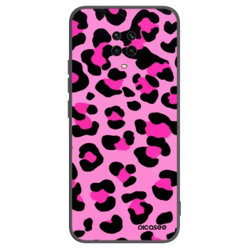 Picasee silikónový čierny obal pre Xiaomi Redmi Note 9 Pro - Pink Tiger