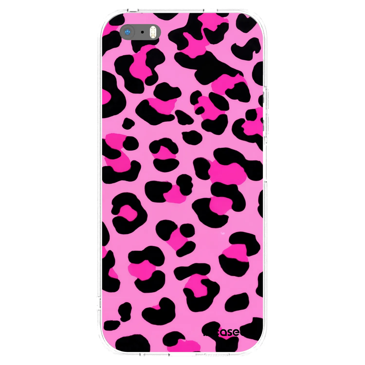 Picasee silikónový prehľadný obal pre Apple iPhone 5/5S/SE - Pink Tiger