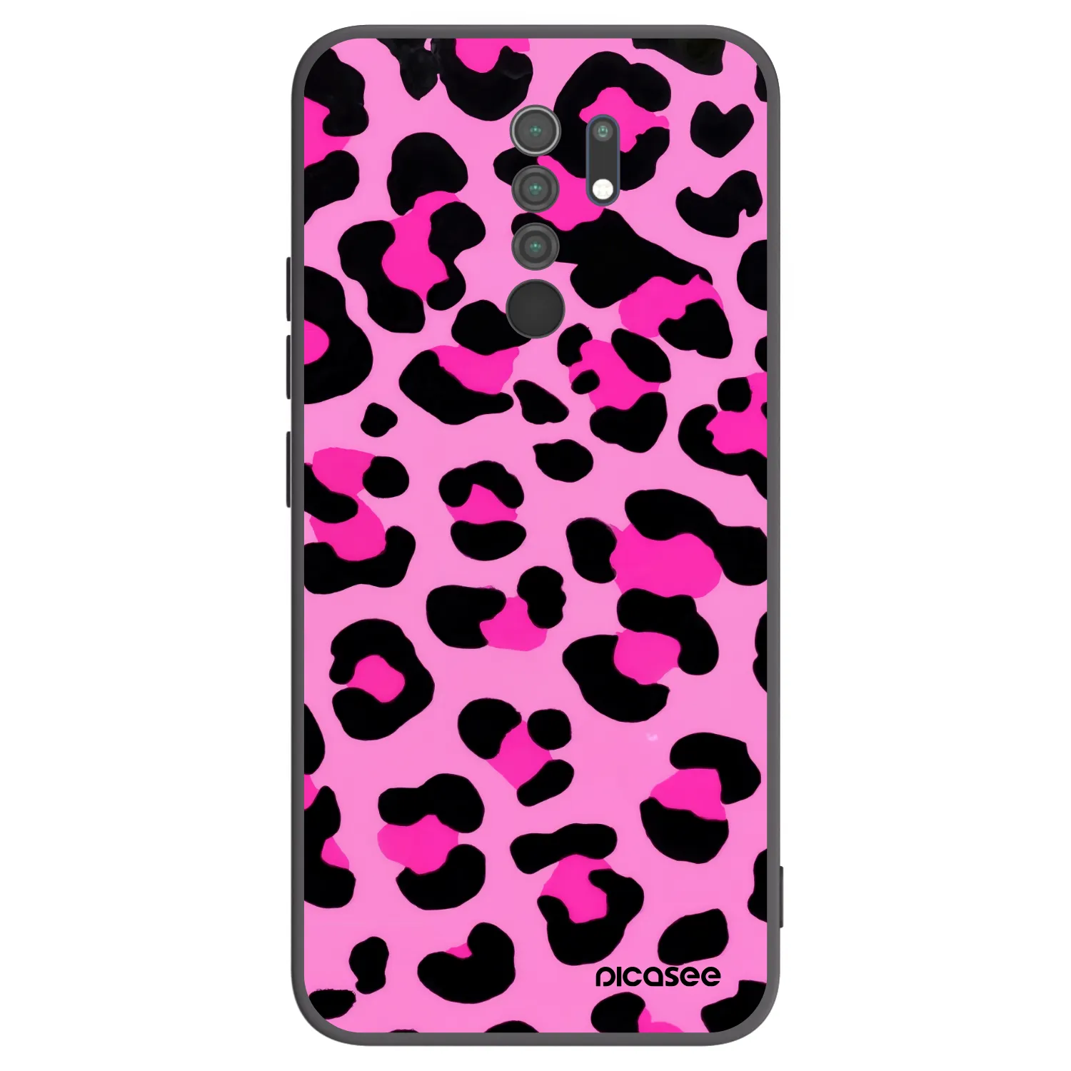 Picasee silikónový čierny obal pre Xiaomi Redmi 9 - Pink Tiger