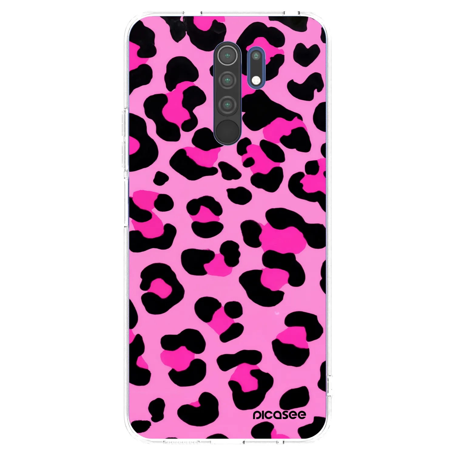 Picasee silikónový prehľadný obal pre Xiaomi Redmi 9 - Pink Tiger