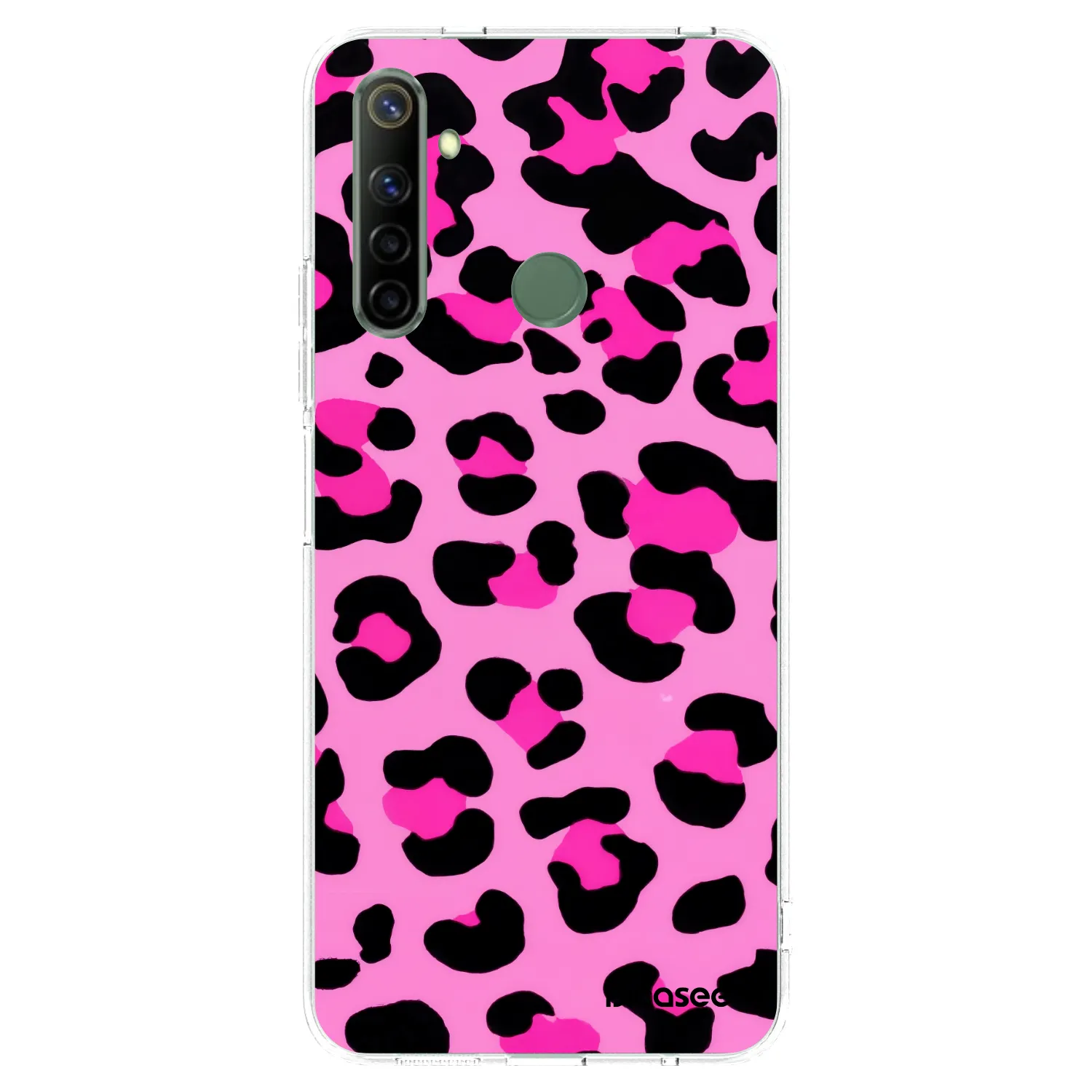 Picasee silikónový prehľadný obal pre Realme 6i - Pink Tiger