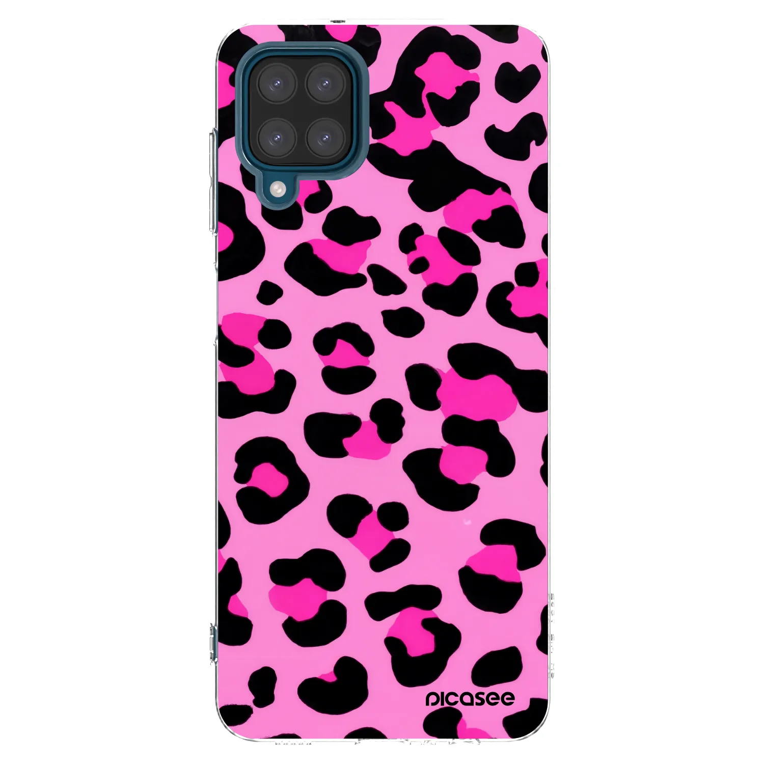 Picasee silikónový prehľadný obal pre Samsung Galaxy A12 A125F - Pink Tiger