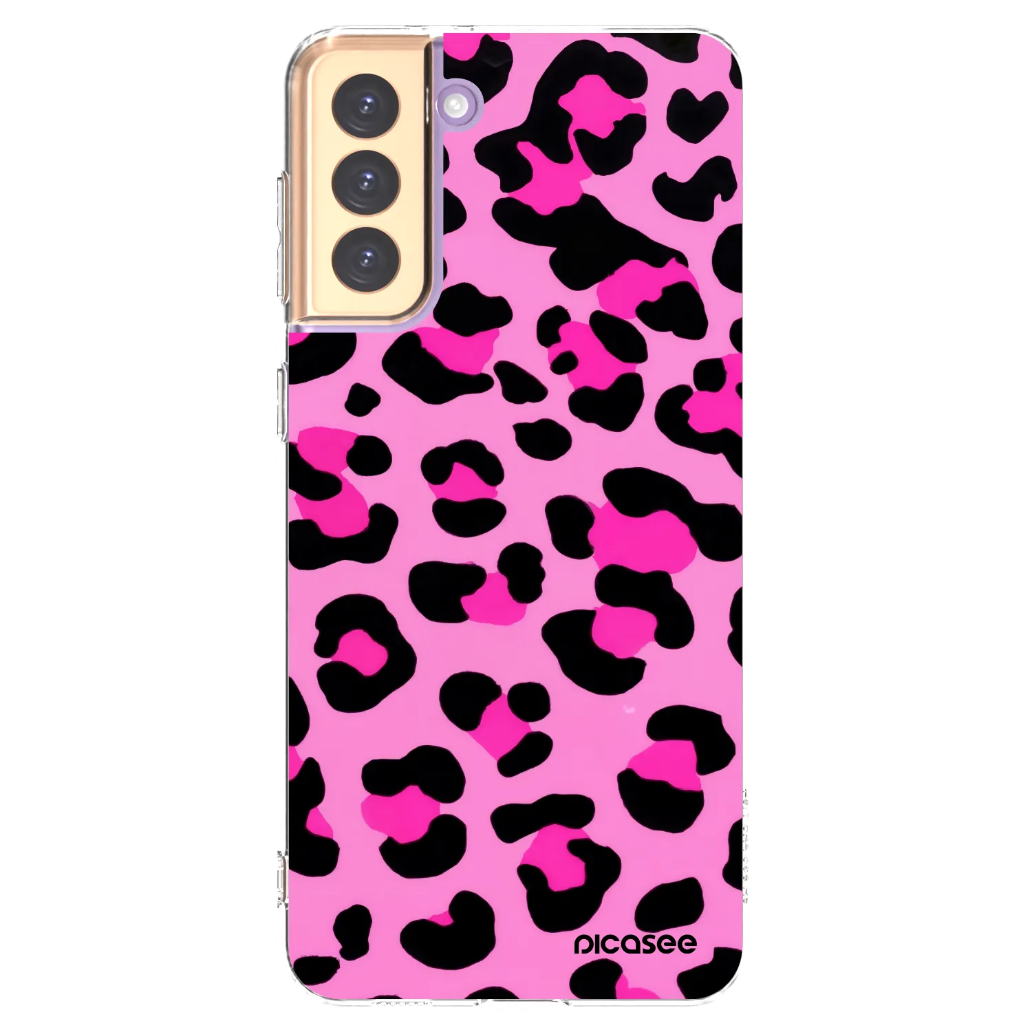 Picasee silikónový prehľadný obal pre Samsung Galaxy S21+ 5G G996F - Pink Tiger