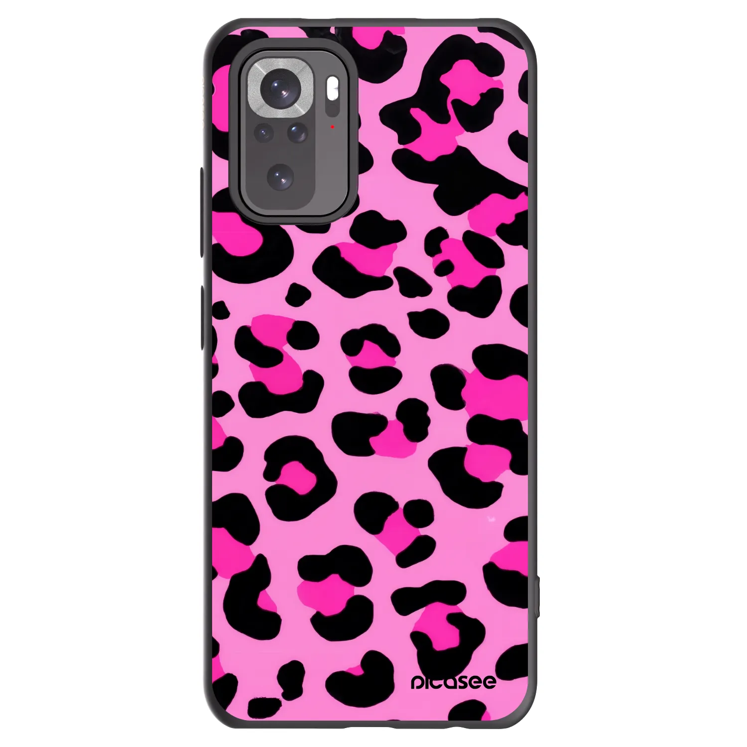 Picasee silikónový čierny obal pre Xiaomi Redmi Note 10S - Pink Tiger