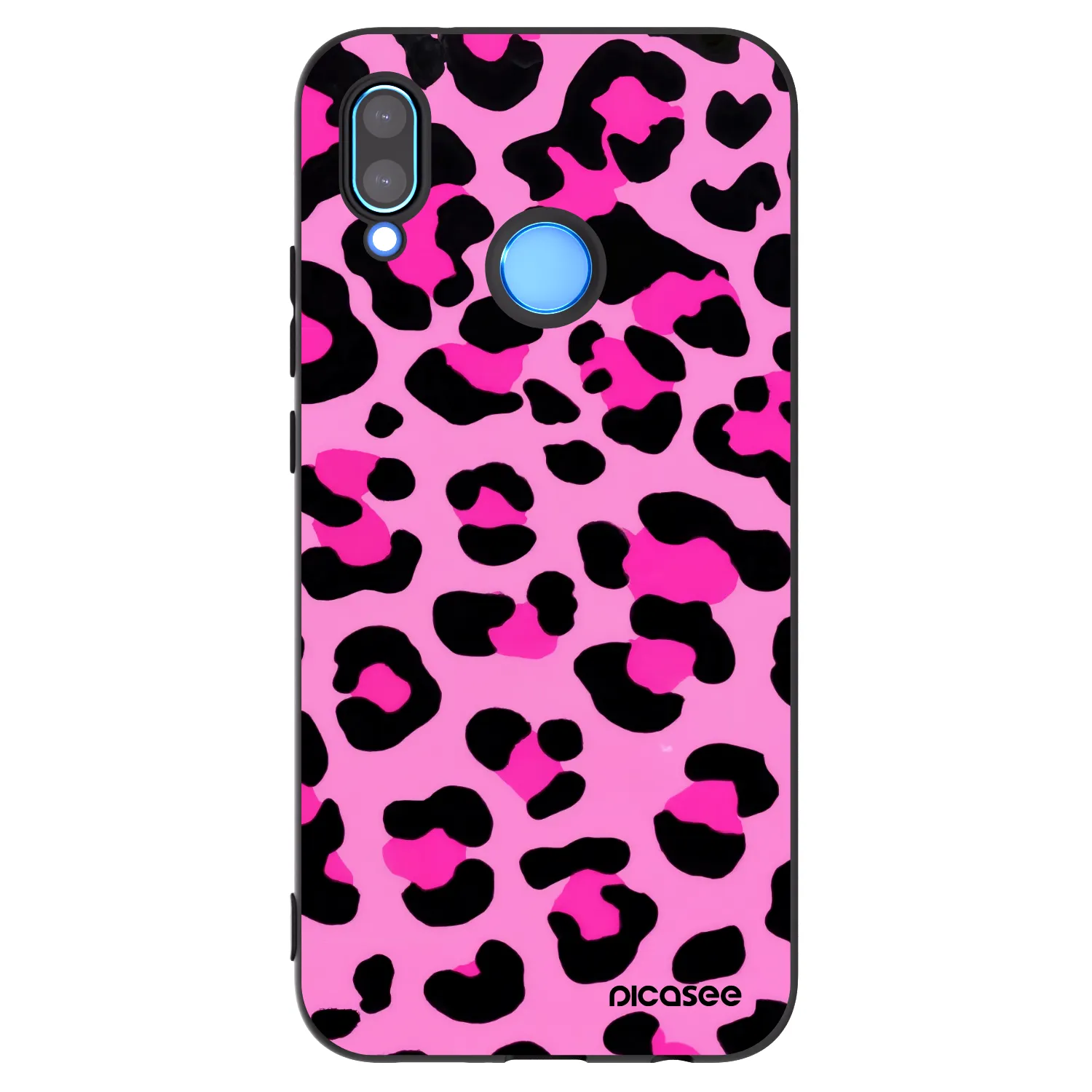Picasee silikónový čierny obal pre Huawei P20 Lite - Pink Tiger