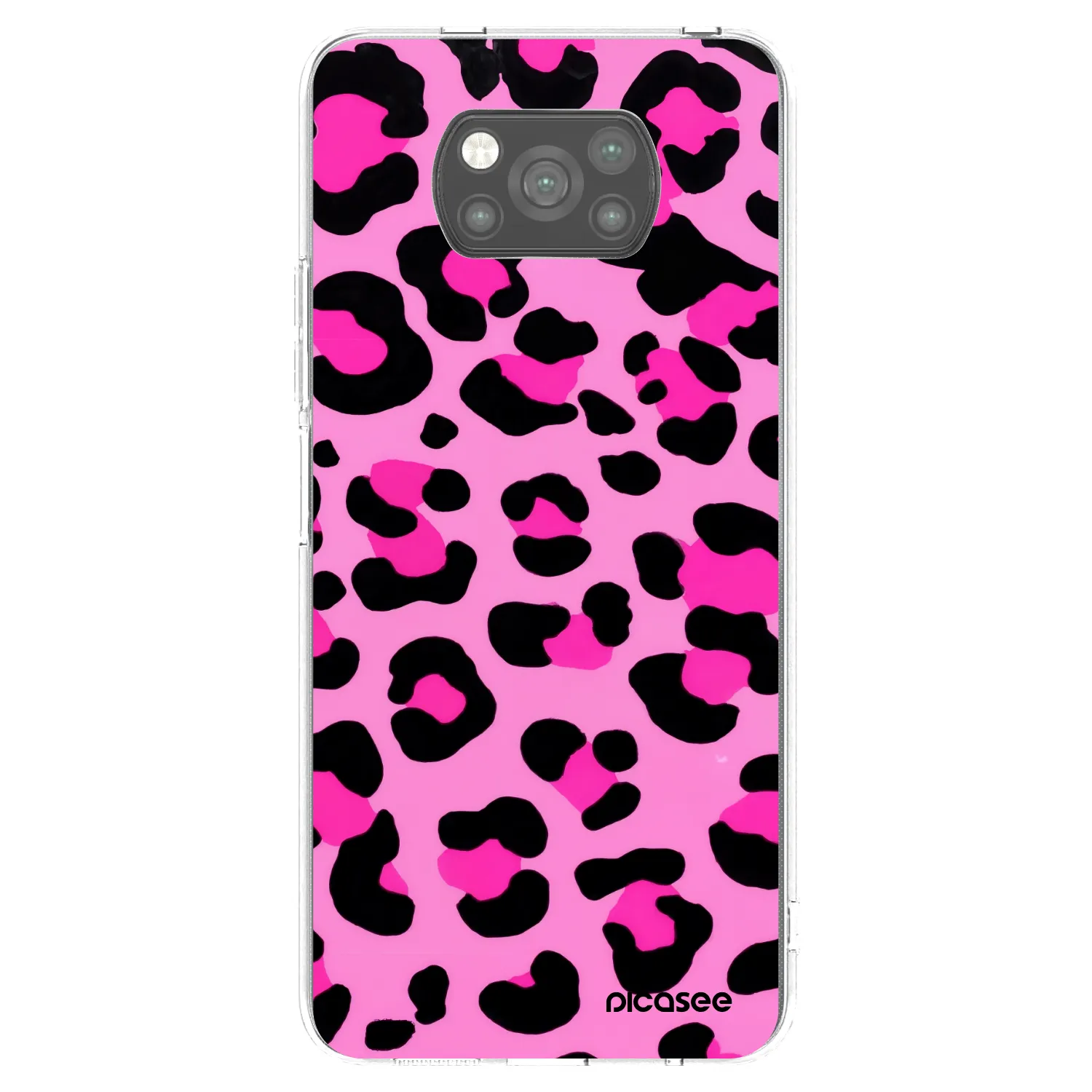Picasee silikónový čierny obal pre Xiaomi Poco X3 Pro - Pink Tiger
