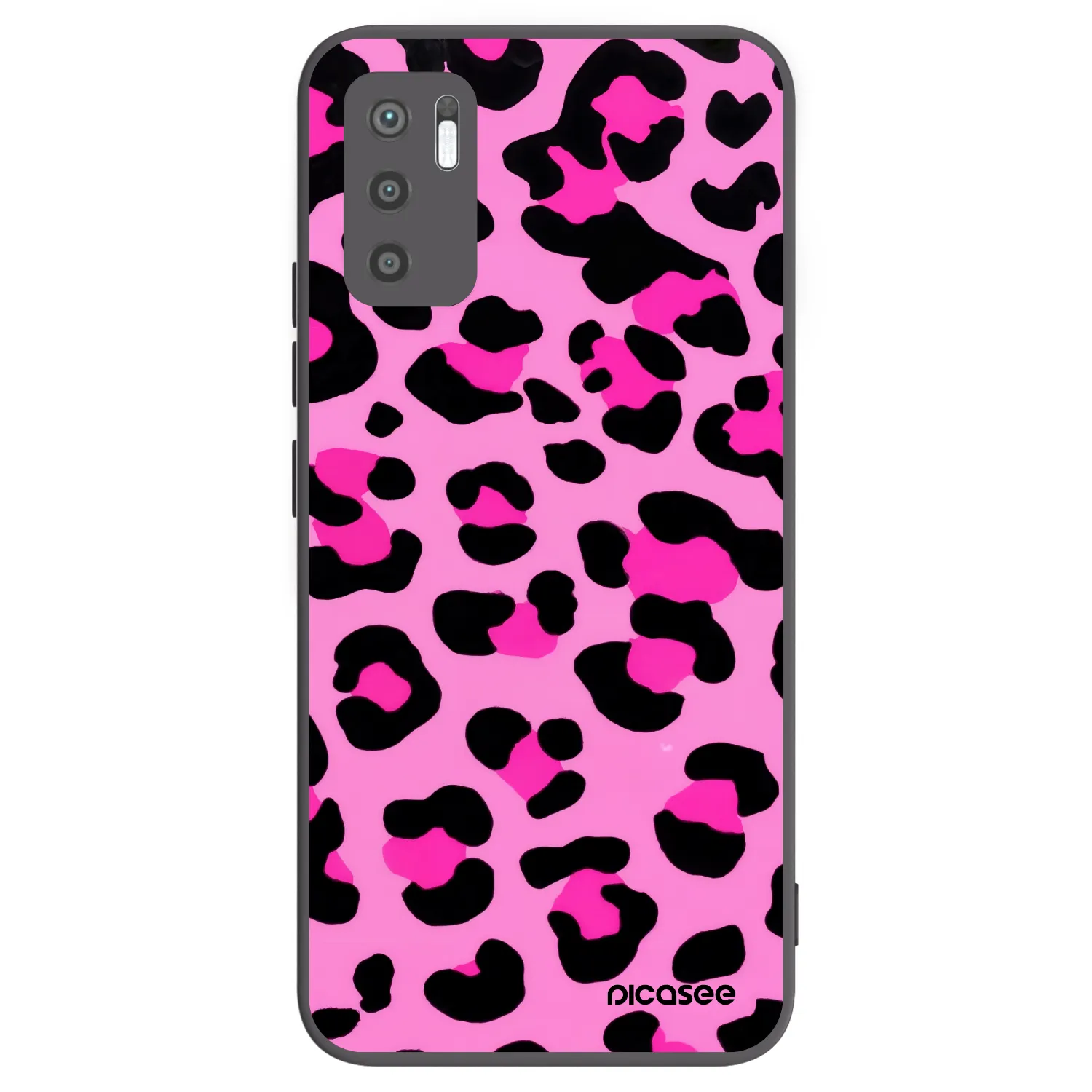 Picasee silikónový čierny obal pre Xiaomi Redmi Note 10 5G - Pink Tiger