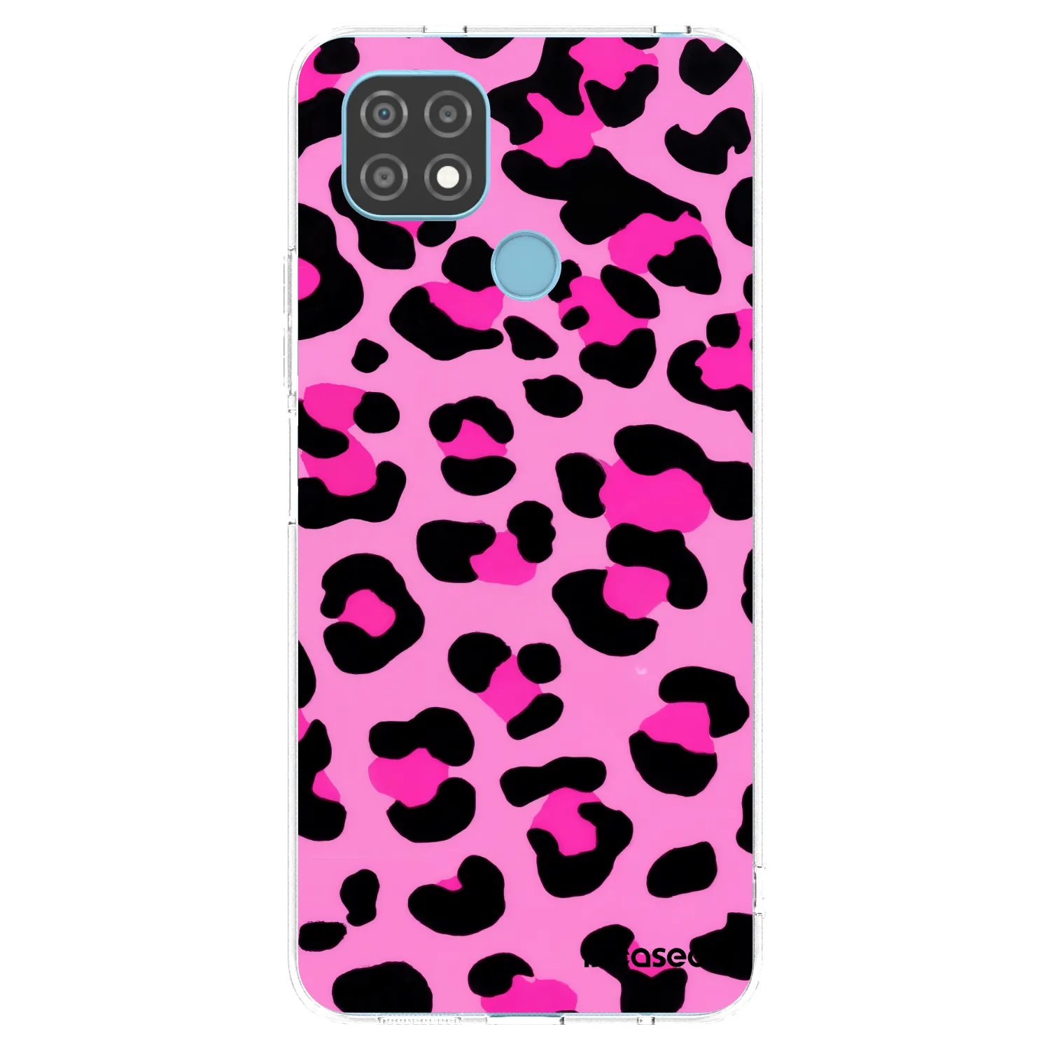 Picasee silikónový prehľadný obal pre Realme C21 - Pink Tiger