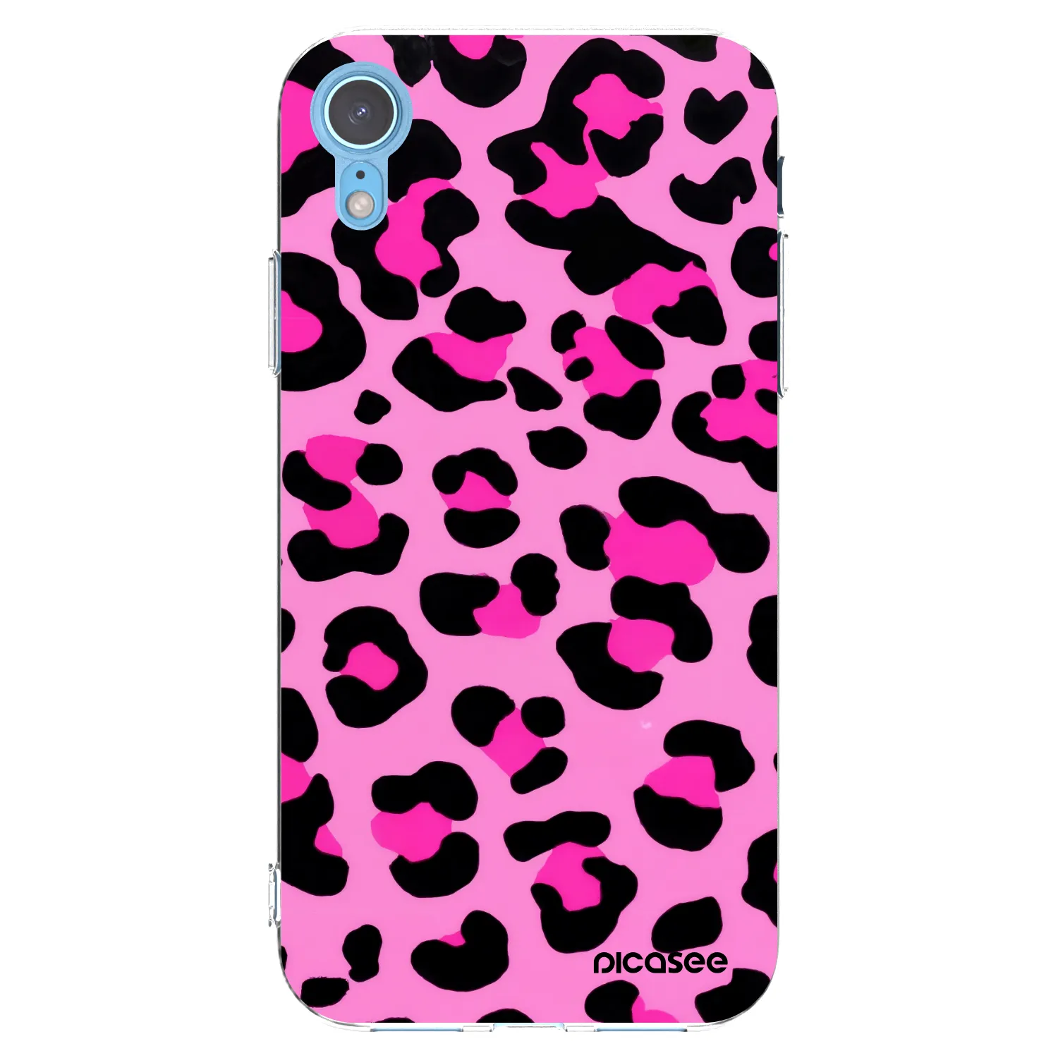 Picasee silikónový prehľadný obal pre Apple iPhone XR - Pink Tiger