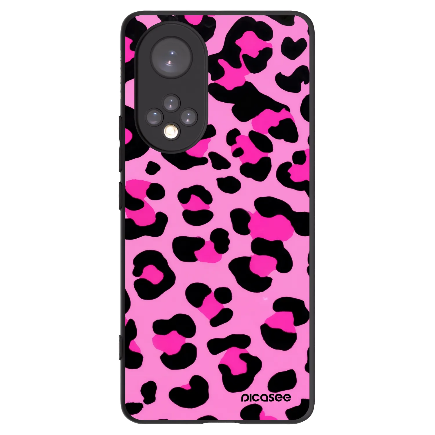 Picasee silikónový čierny obal pre Honor 50 5G - Pink Tiger