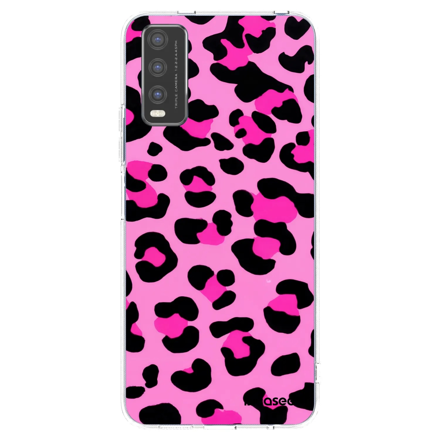 Picasee silikónový prehľadný obal pre Vivo Y20s - Pink Tiger