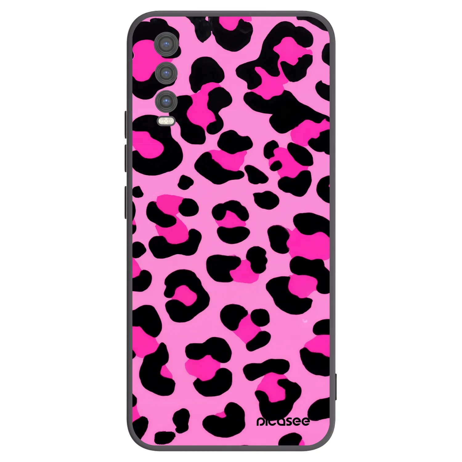 Picasee silikónový čierny obal pre Vivo Y20s - Pink Tiger